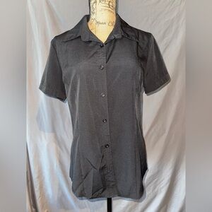 Elegant Black Button-Up Shirt